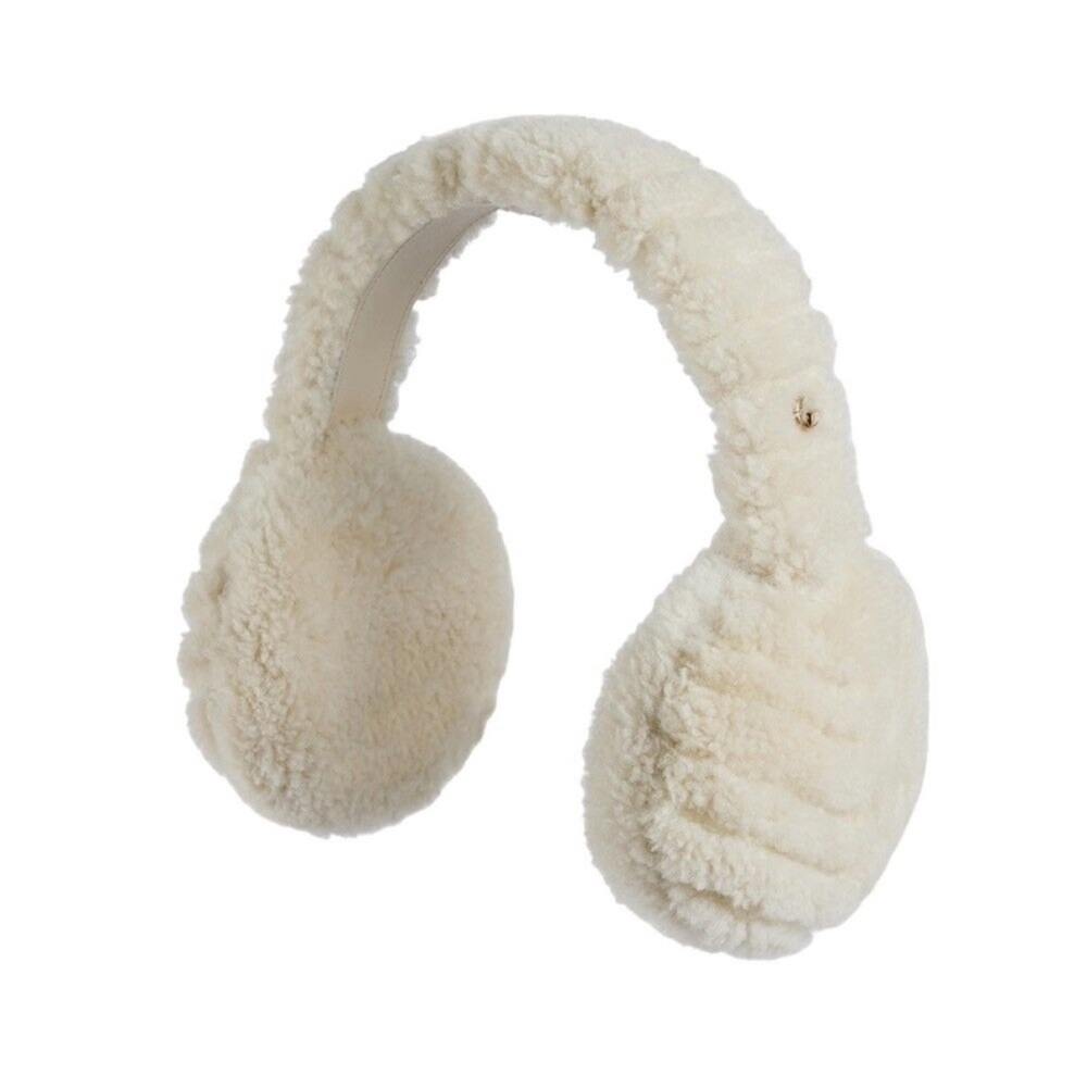 Gucci beige Fuzzy Ear Muffs - Picture 2 of 9